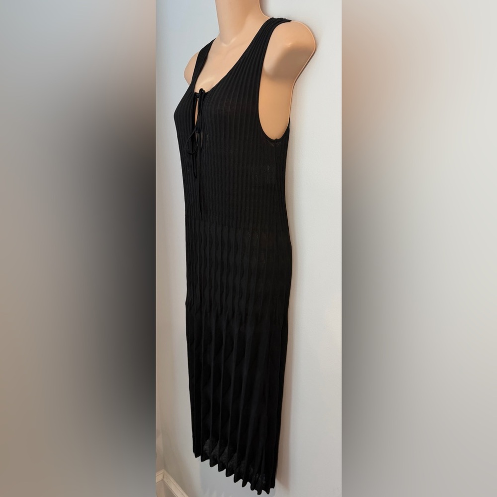 Christian Dior Boutique Diamond Pleated Sheer Knit Vintage Galliano Era 8 S/M - Picture 5 of 10